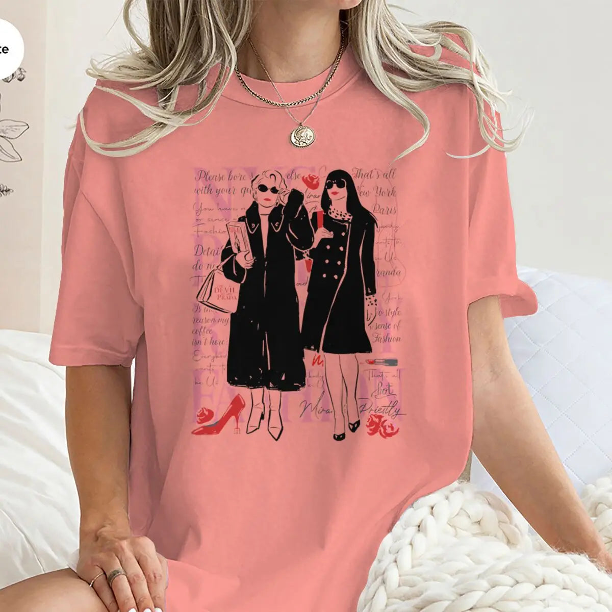Classic Satirical Movie T-shirt Women's Short Sleeve 100% Cotton Summer Y2K Tops Fashion American Style Retro Movie Tees Gifts