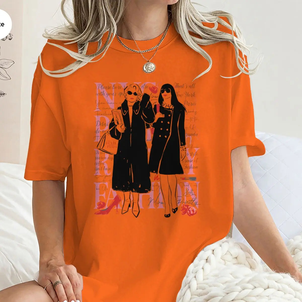 Classic Satirical Movie T-shirt Women's Short Sleeve 100% Cotton Summer Y2K Tops Fashion American Style Retro Movie Tees Gifts